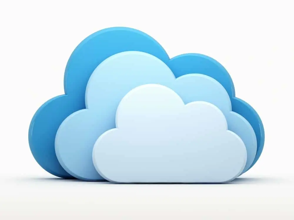 stylized blue clouds in a minimalist design evoke tranquility and modernity.