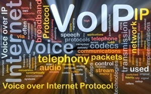voip technology word cloud highlighting microsoft lyncs role in enhancing internet voice communication.