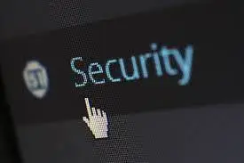 close-up of a computer screens security section, emphasizing protection and user engagement.