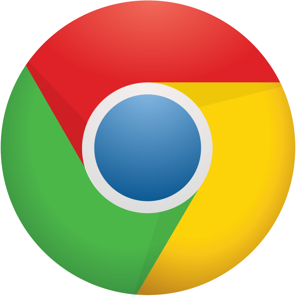 google chrome logo with vibrant colors, symbolizing fast and efficient web browsing.