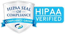 hipaa seal of compliance and verification for data privacy in healthcare services.