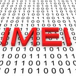 IMEI in a binary code 3D illustration