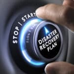 a button that says stop i start disaster recovery plan
